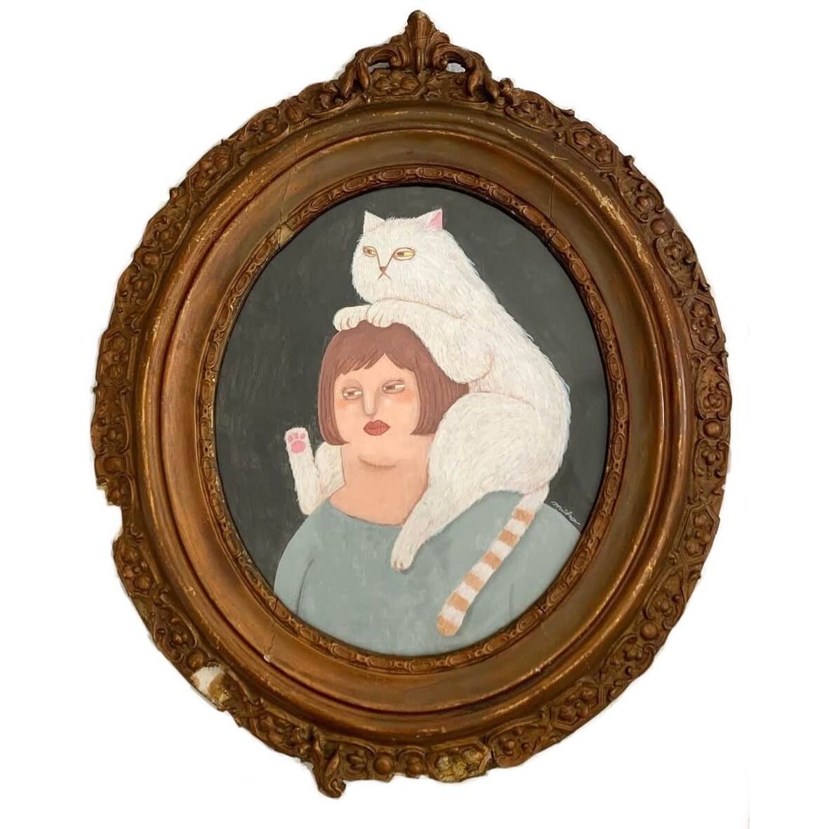 Amanda and her cat Betty