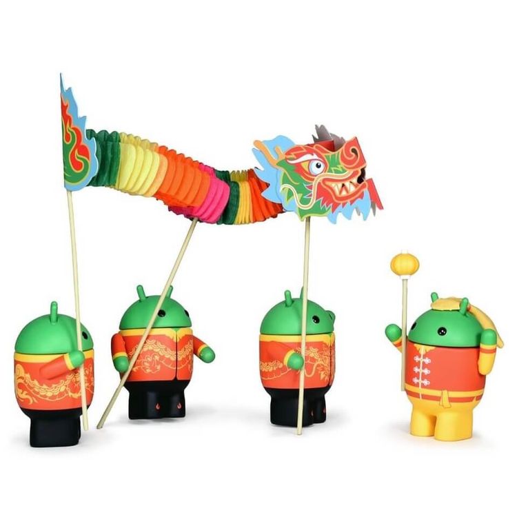 Android Year of the Dragon Dance Troupe by Andrew Bell