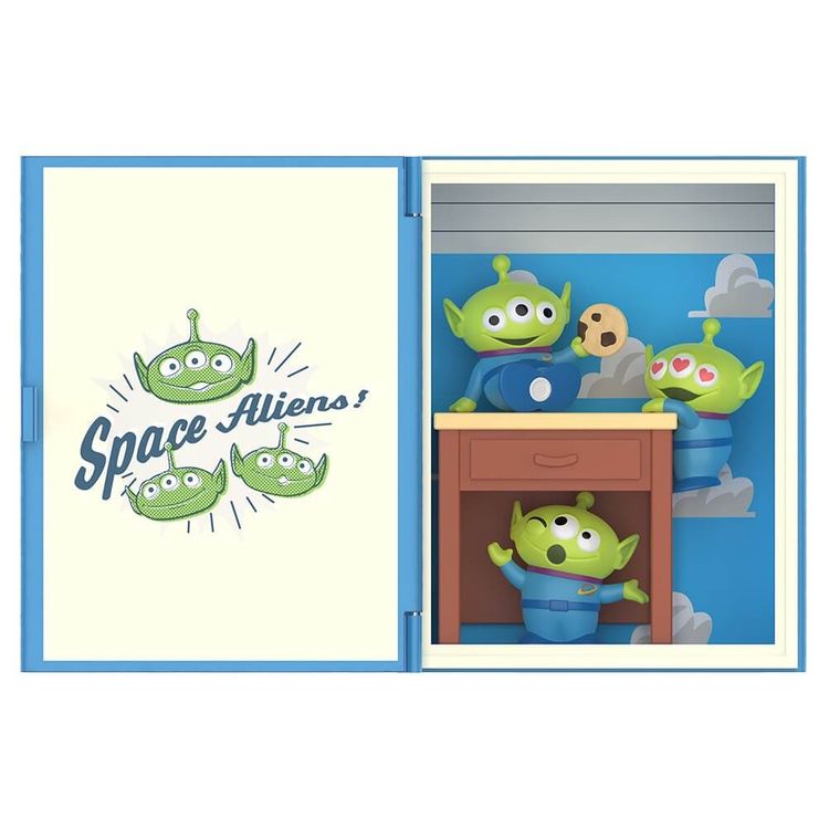 Andy's Room Scene Set - Aliens Eat Cookies by Disney