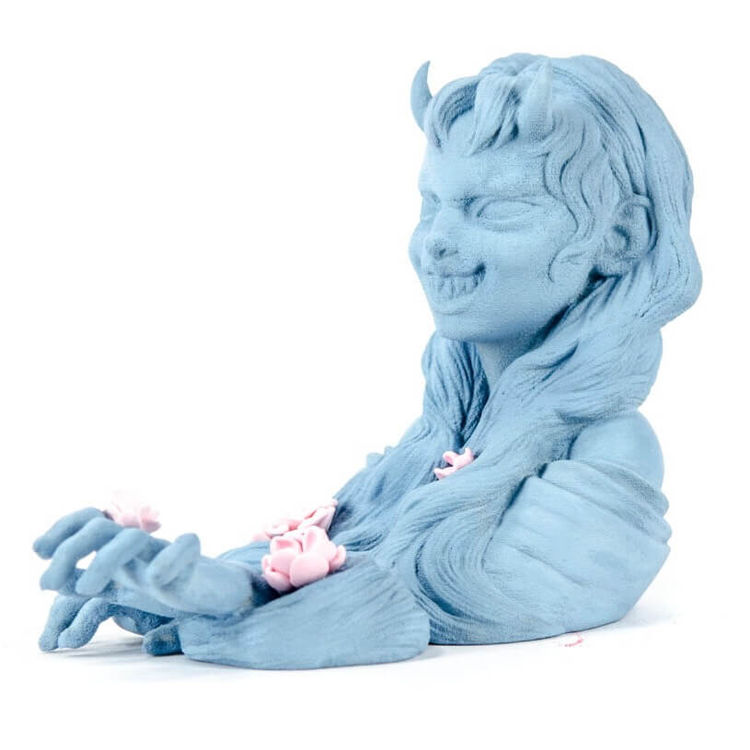 Ao Andon (Blue with Pink Blossom) by Octoplum (Paloma Smith)