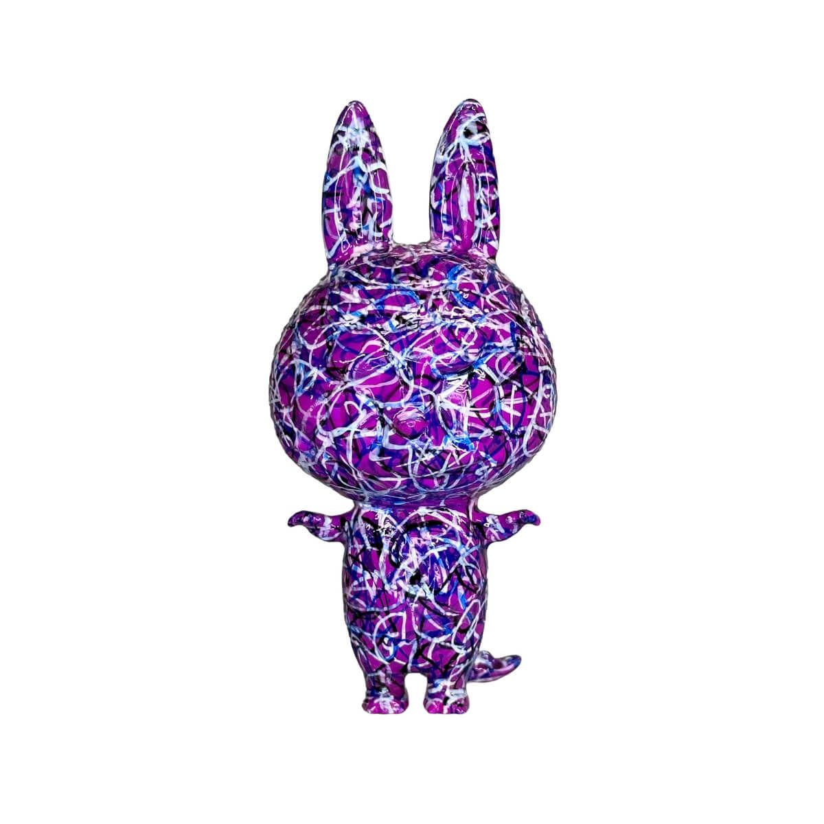 Artsy Squiggle Labubu Purple