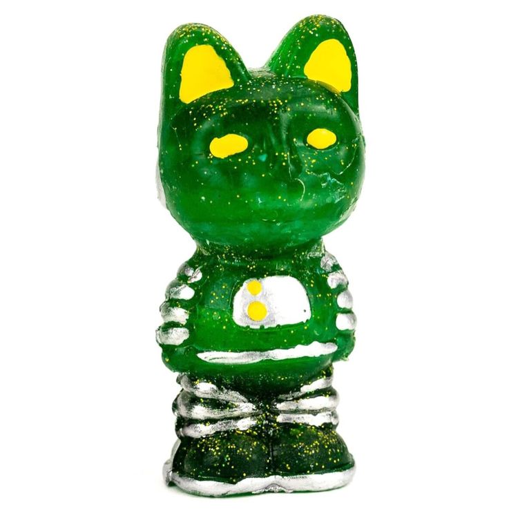 Astro Neko Green GID by Bleeding Edges (Jeff DeSantis)