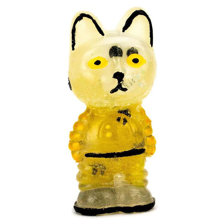 Astro Neko Yellow GID by Bleeding Edges (Jeff DeSantis)