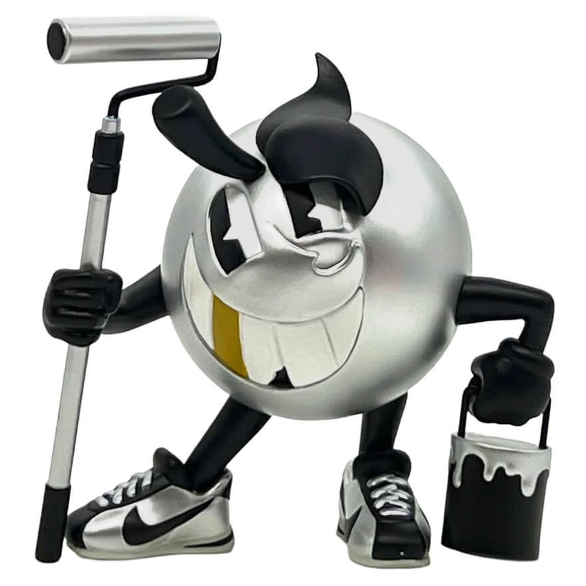 Atomik Orange Silver Black