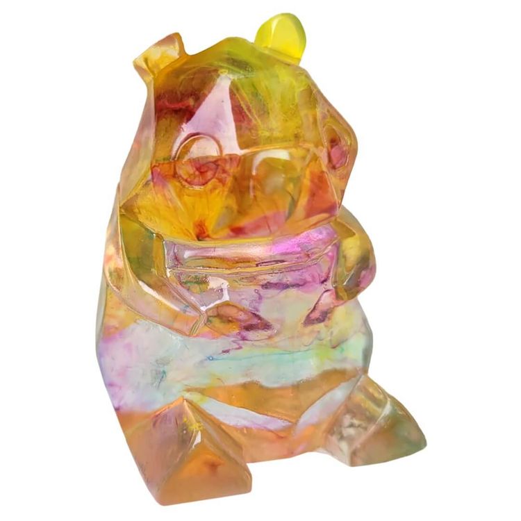 Aurora Bearealis Yellow Head Drip by Sandy Sculpts