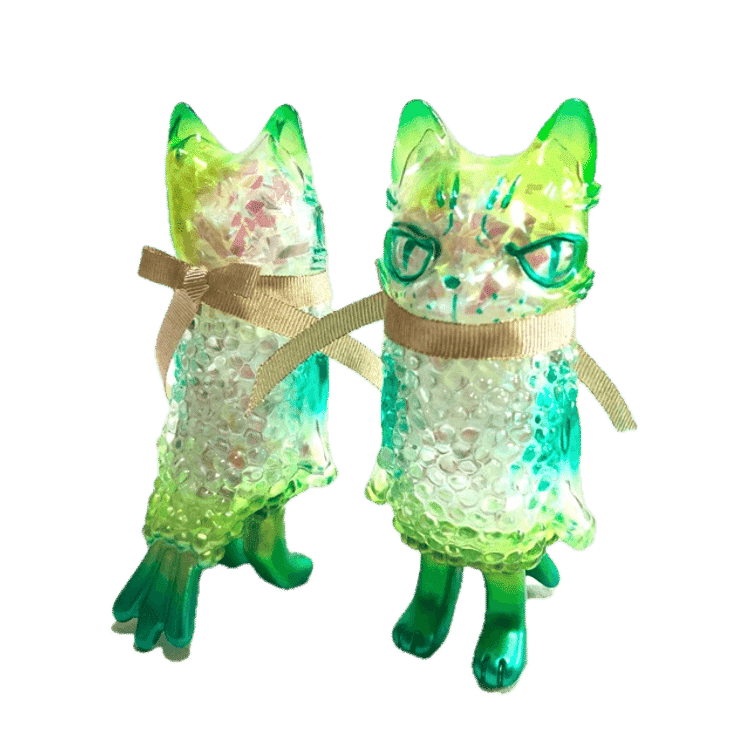 Aurora Green Ebineko (One Up Akihabara relocation special edition) by Yasu Ebineko