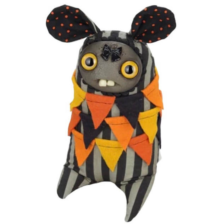 Autumn Bunting Dust Bunny by Amanda Louise Spayd