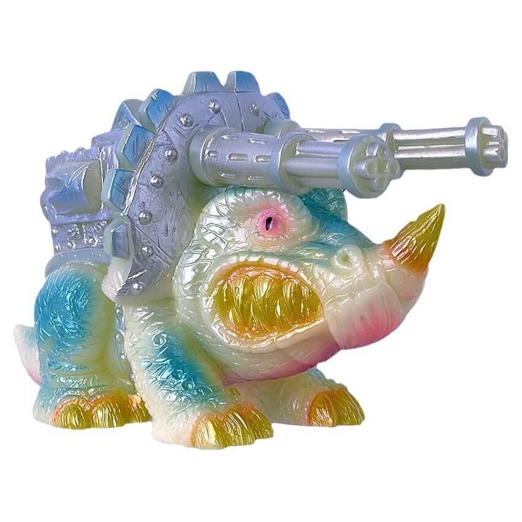 B.C. Blasters Triceratrooper Blue GID by James Groman