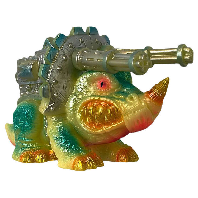 B.C. Blasters Triceratrooper Green GID by James Groman