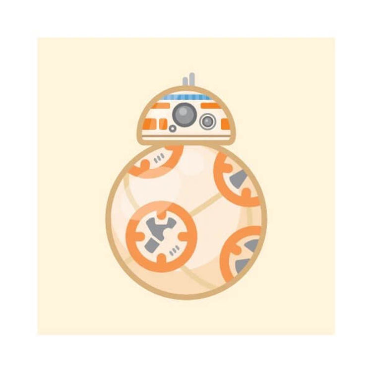 BB-8 Mini Print by 100% Soft