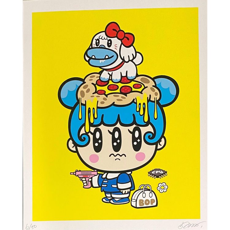 BOP Pizza Hat by Hideyuki Tanaka