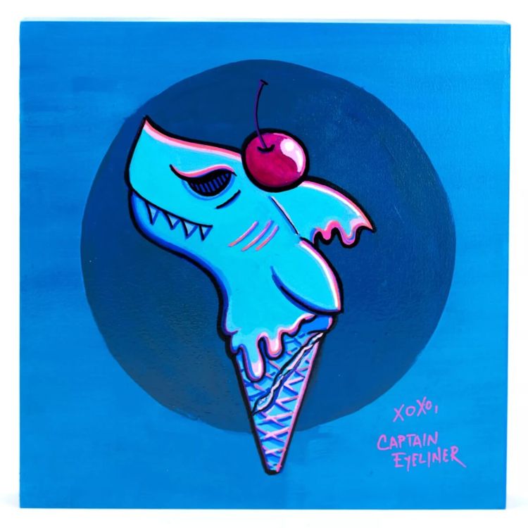 B – Demented Ice Cream in Blue (man eater) by Captain Eyeliner