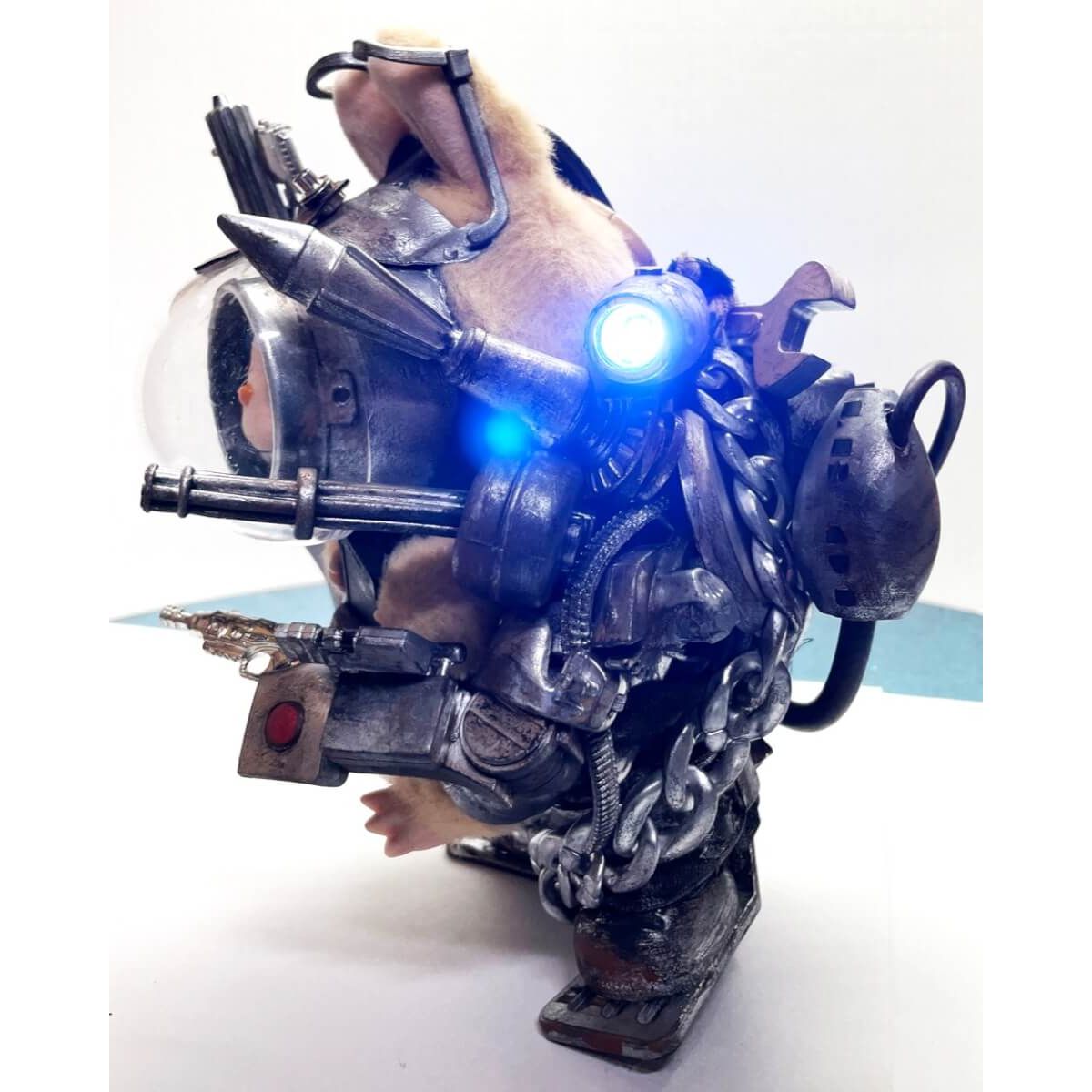 Baba Chrome Mecha Labubu