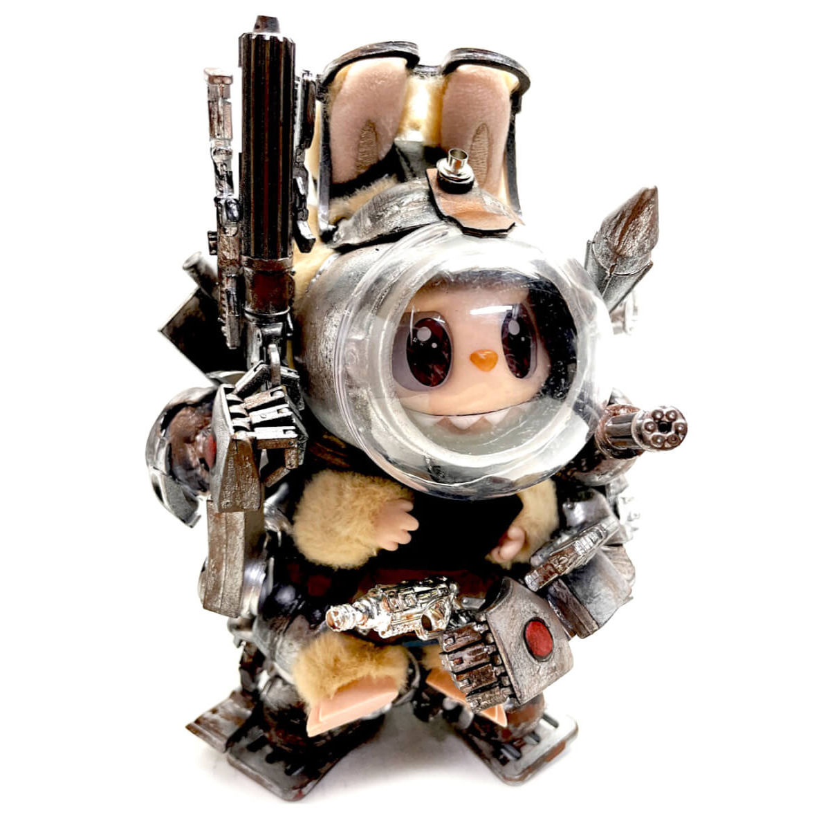 Baba Chrome Mecha Labubu