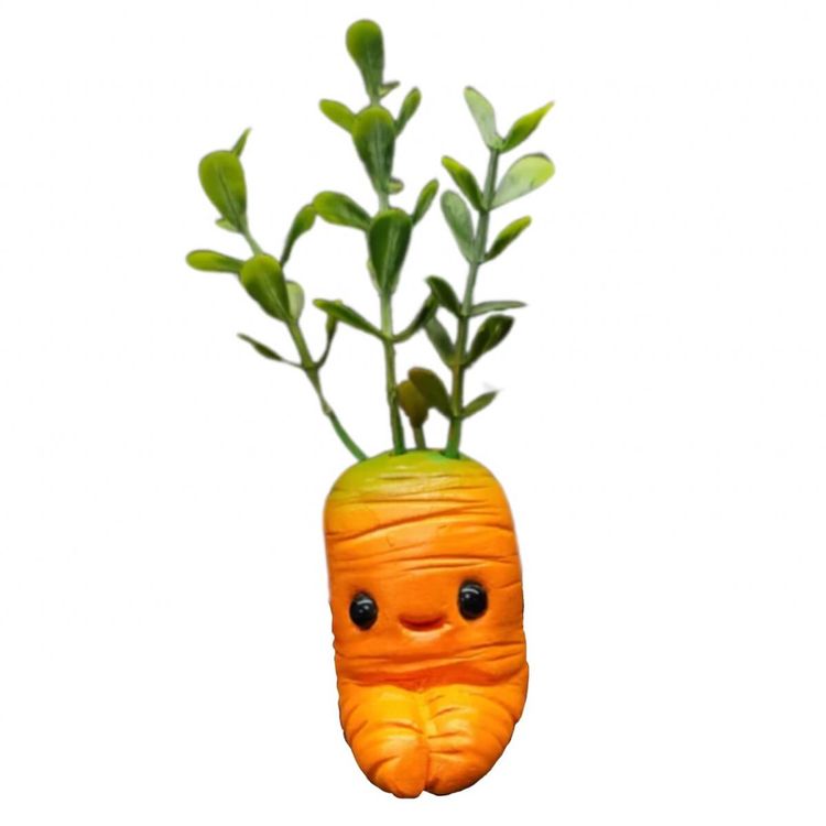 Baby Carrot "Fox" Sculpture by The Coven of Cuteness