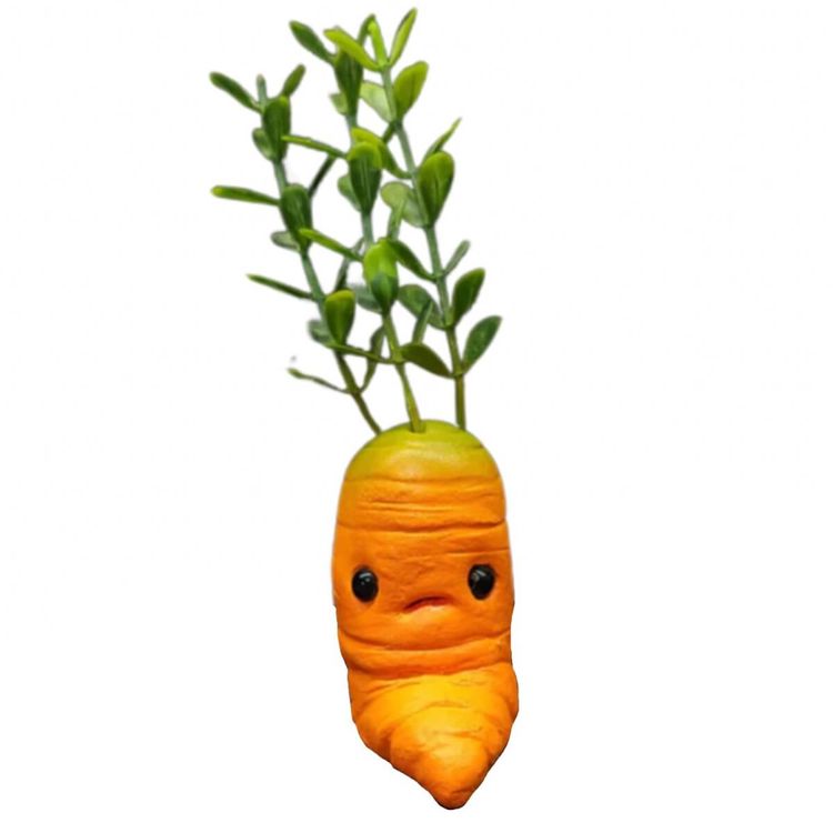 Baby Carrot "Marigold" Sculpture by The Coven of Cuteness