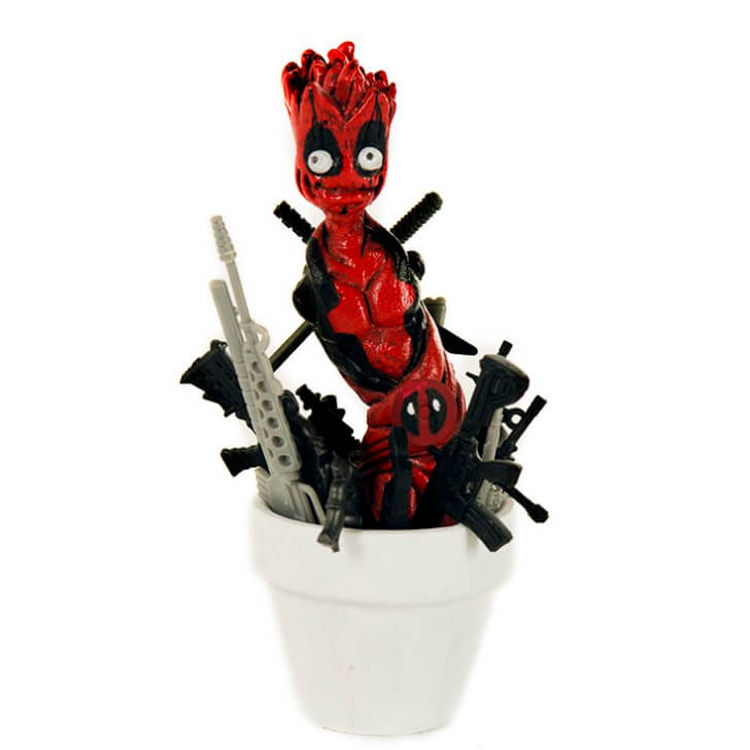 Baby Groot Sapling: DeadPool Edition by Playful Gorilla (Alex Rivera)