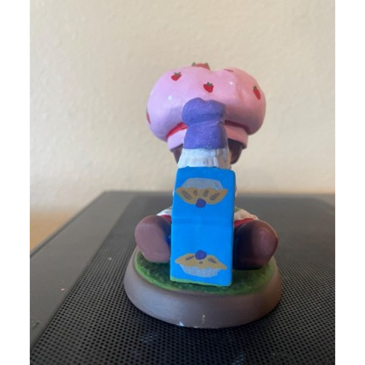 Baby Strawberry Shortcake & Purple Pieman jack in the box Altered Precious Moment