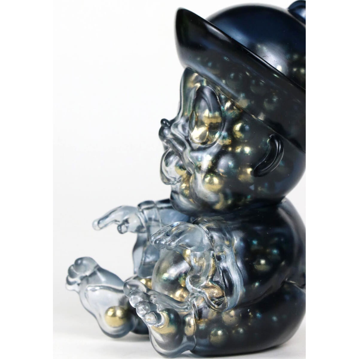 Baby Zero Clear with Black Gold Beads