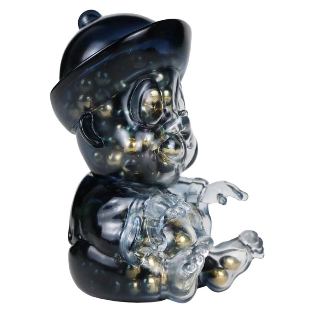 Baby Zero Clear with Black Gold Beads