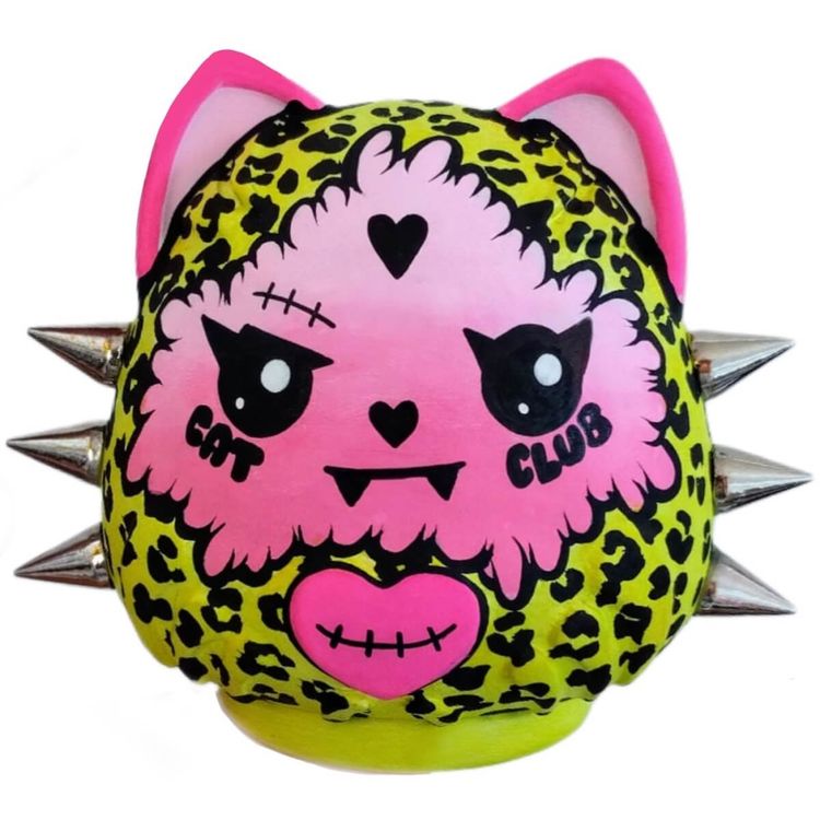 Bad Cat Club Darumiau by Gabbie Custom Art
