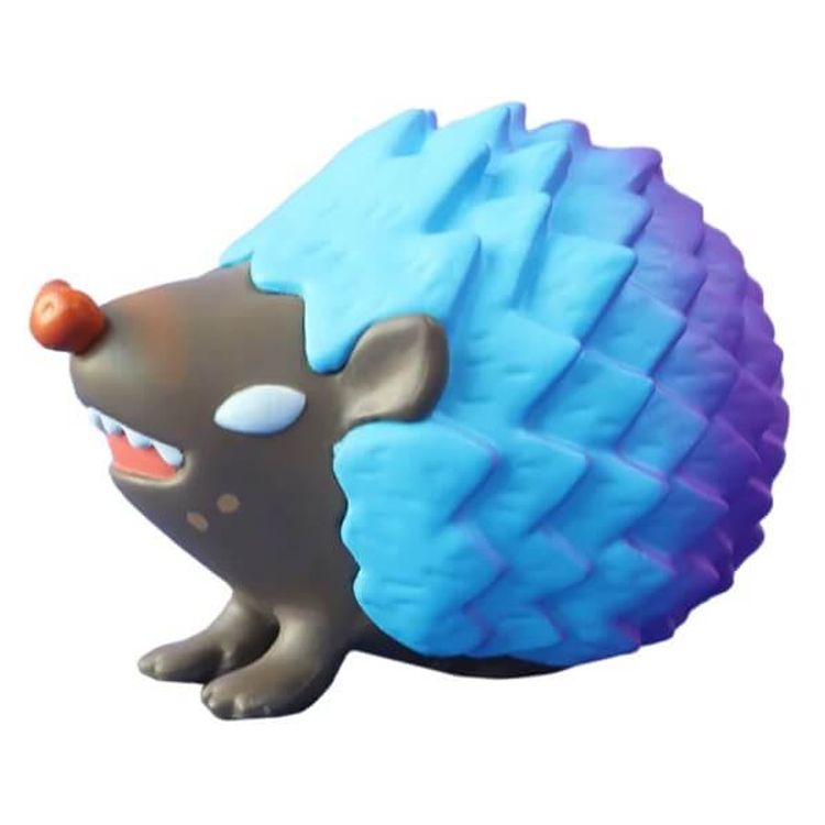 Bad Hedgehog Blue Purple by Fufufanny (Fanny Kao)