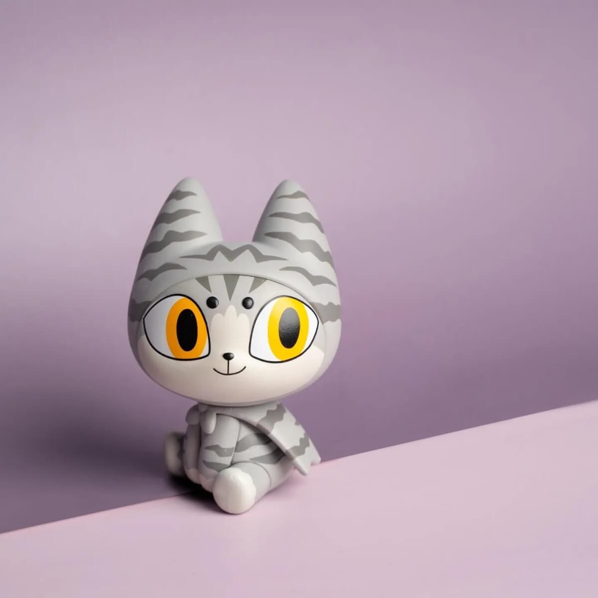 Bad Meaw Catty - Gray Tabby (Face 1)