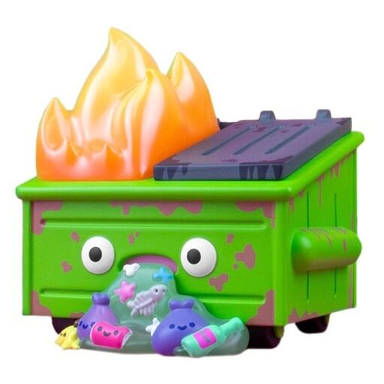 Barfing Dumpster Fire by 100% Soft