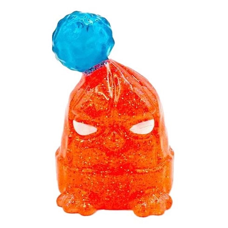 Beanie Bird Orange Blue by Revise_D
