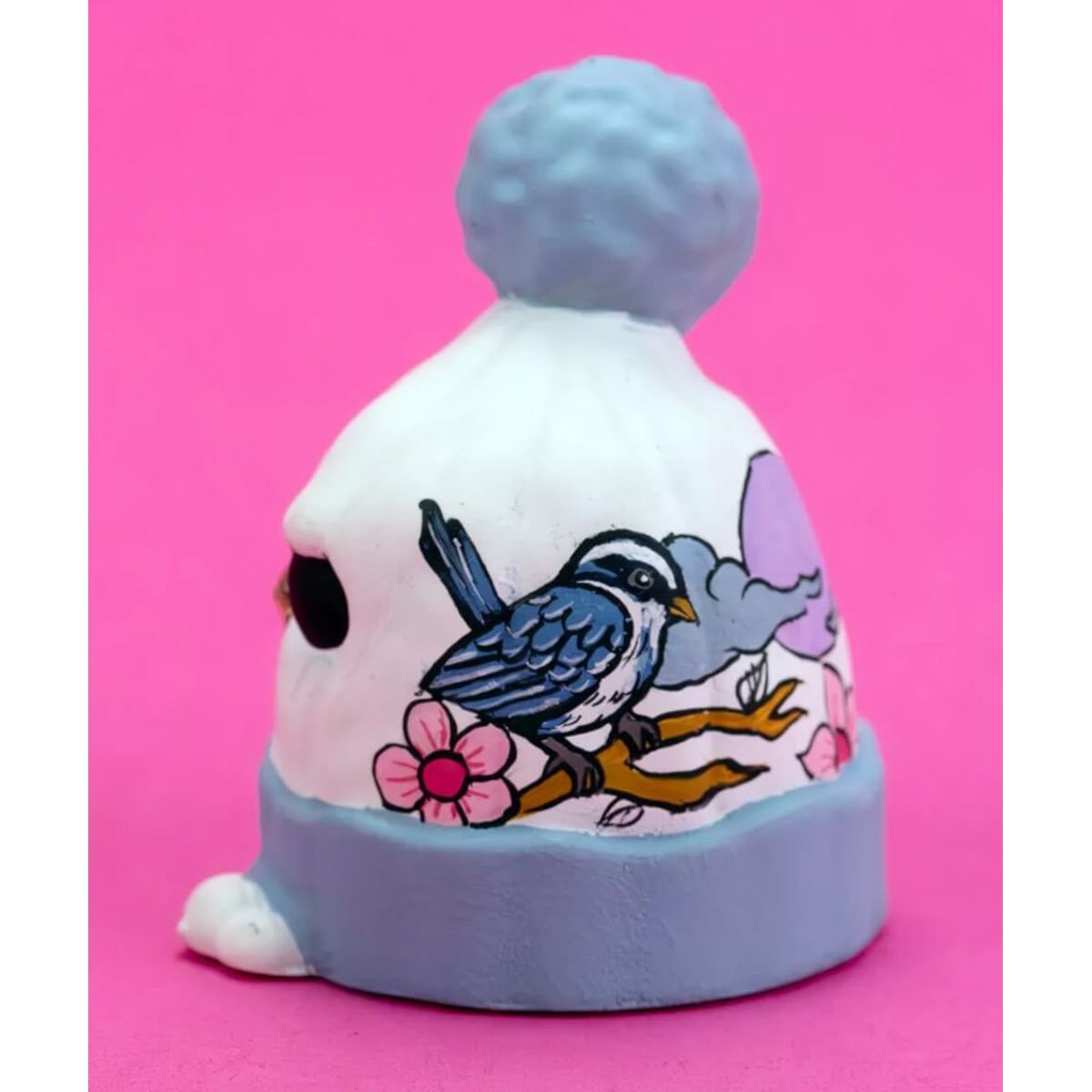 Beanie Birds Cat Grey (Mad)