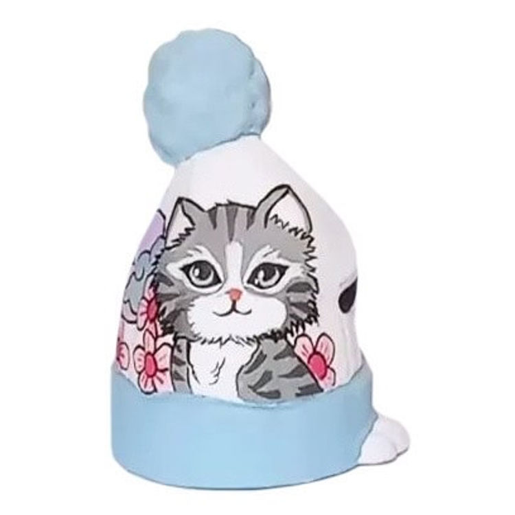 Beanie Birdz Cat Gray (Sad) by Breakbones