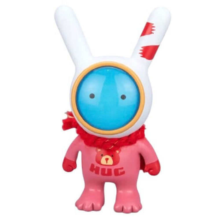 Bear Hug Space Rabbit – pink by Space Rabbit Studio