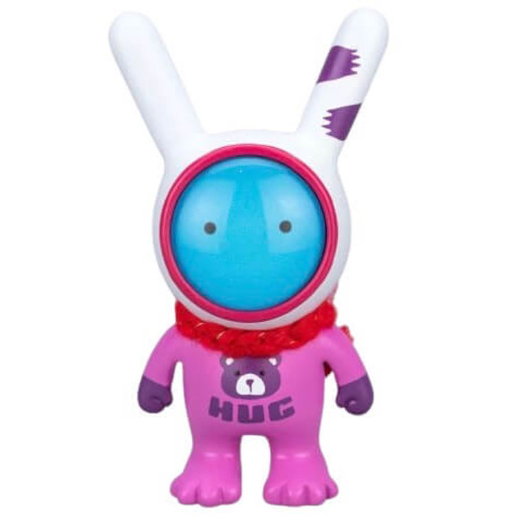 Bear Hug Space Rabbit – purple by Space Rabbit Studio