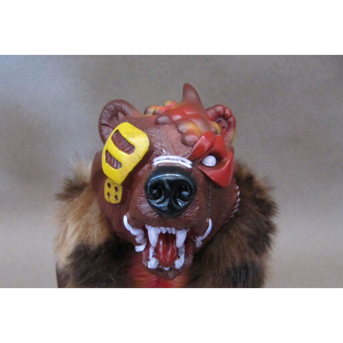 Bear Ottoman - brown