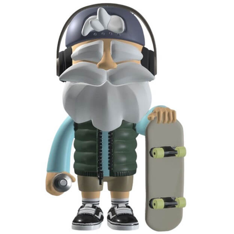 Beard Skate  by Toyzgz