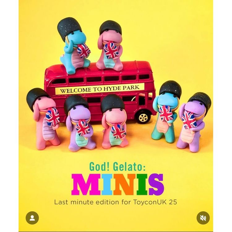 Beefeater  God! Gelato Pink Standing  by Space Rabbit Studio