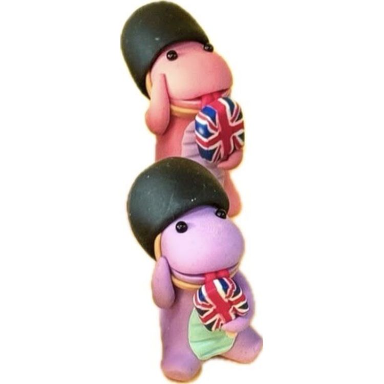 Beefeater God! Gelato Purple Sit by Space Rabbit Studio