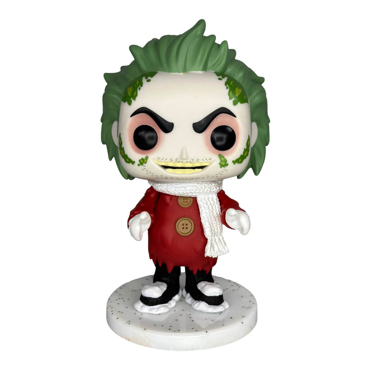 Beetlejuice in the snow