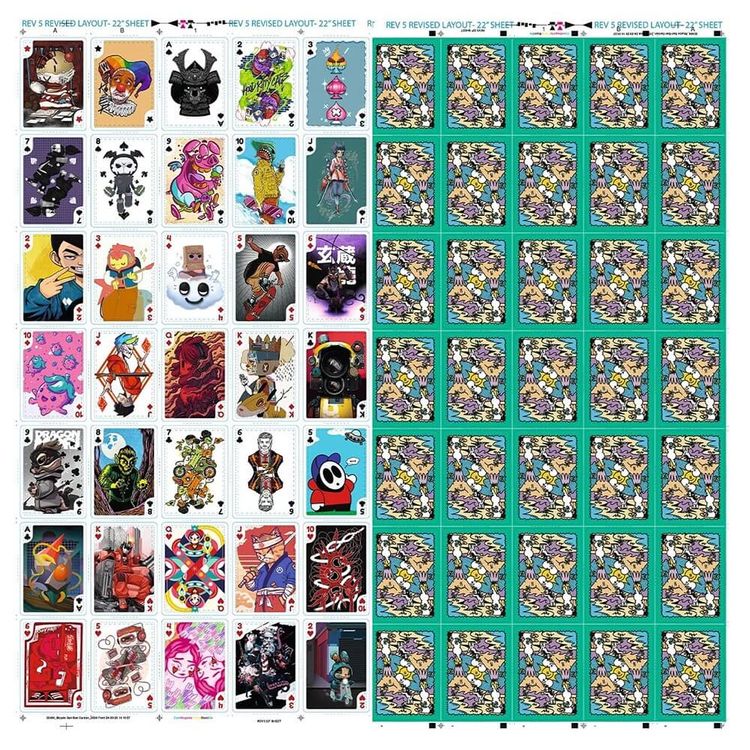 Bicycle Sari-Sari Garden Uncut Sheet by RunIt Decks