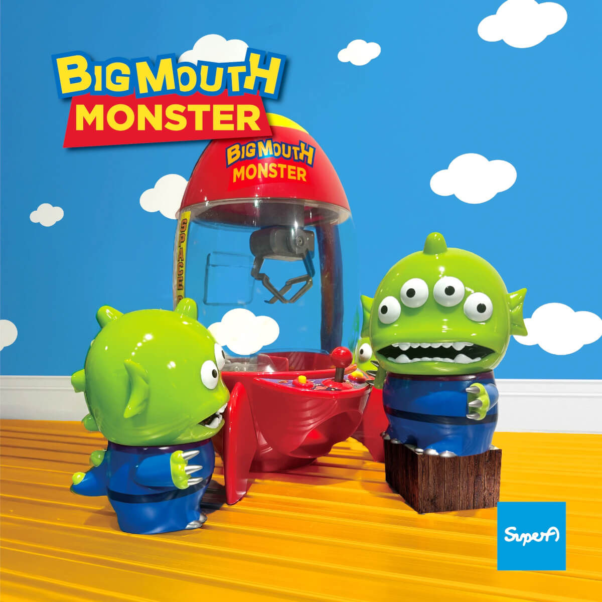 Big Mouth Monster Alien Metallic