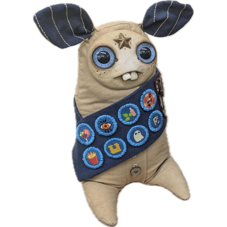 Bindle Scout (blue sash) by Amanda Louise Spayd
