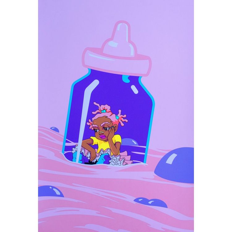 Binky Inna Bottle, 2022 by Bianca Pastel