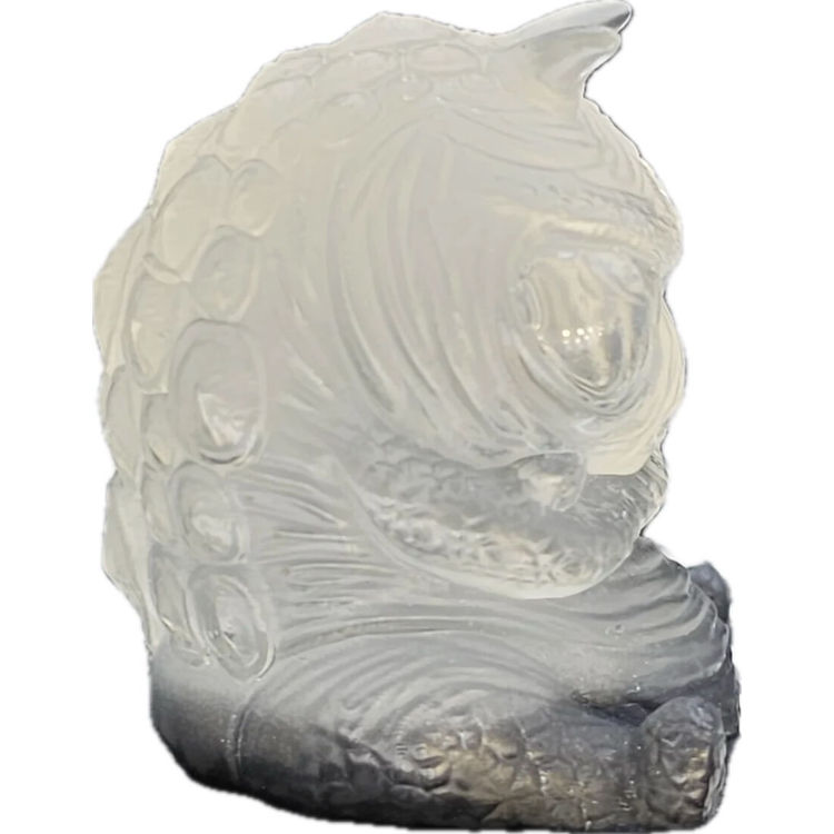 Clear/Black Base Violet Glow Gus by Glow Man Dan