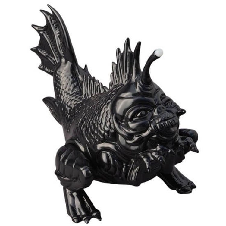 Black Biter Fish BLANK by Paul Kaiju
