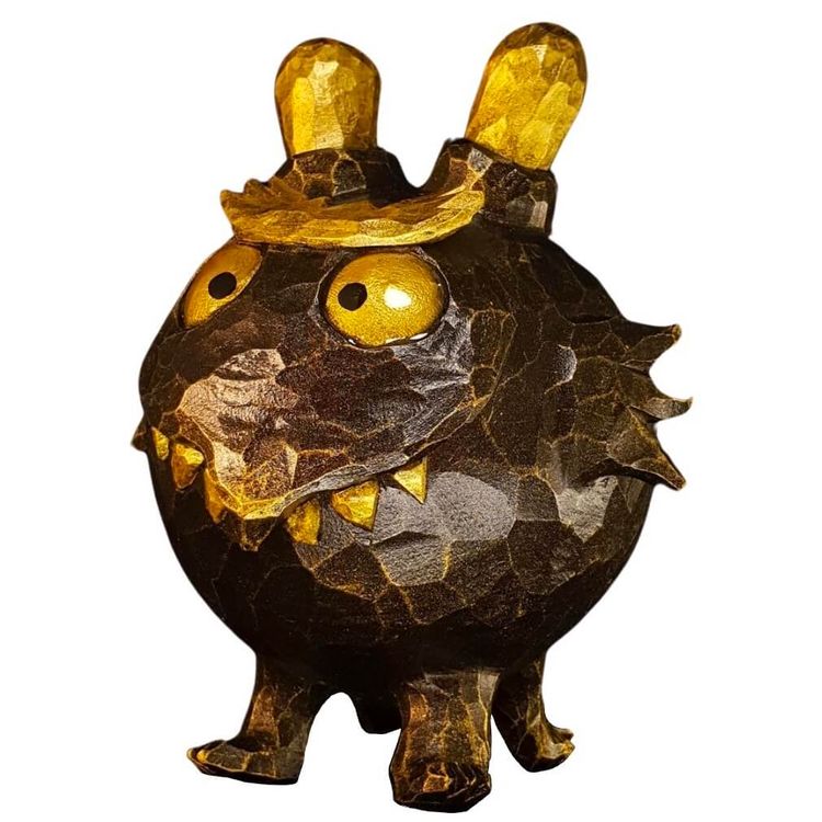 Black Chomp Chomp #1 by Little Good Thing