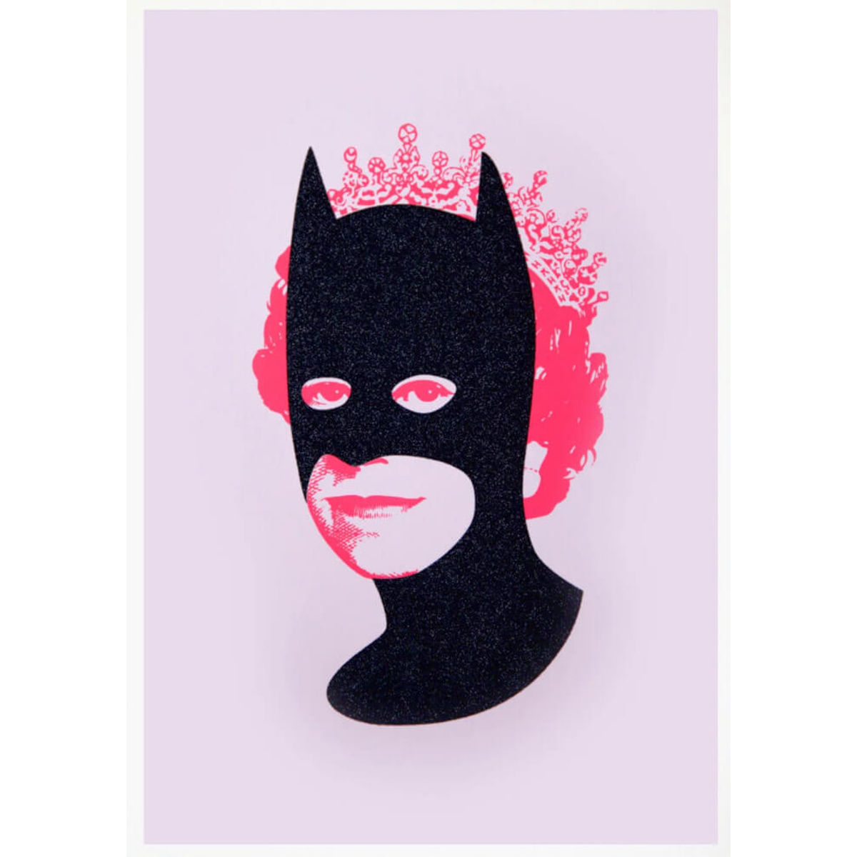 Black Diamond Dust and Pink A3