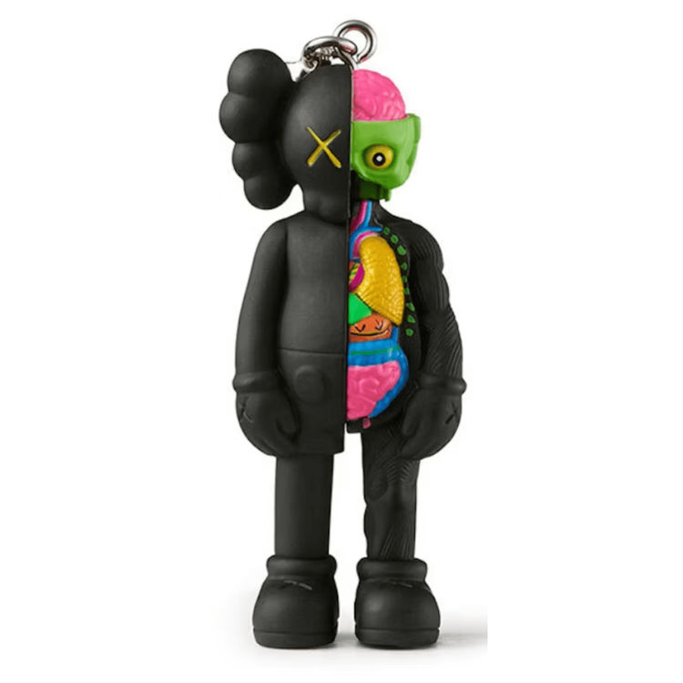 Black Dissected Companion Keychain by Kaws (Brian Donnelly)