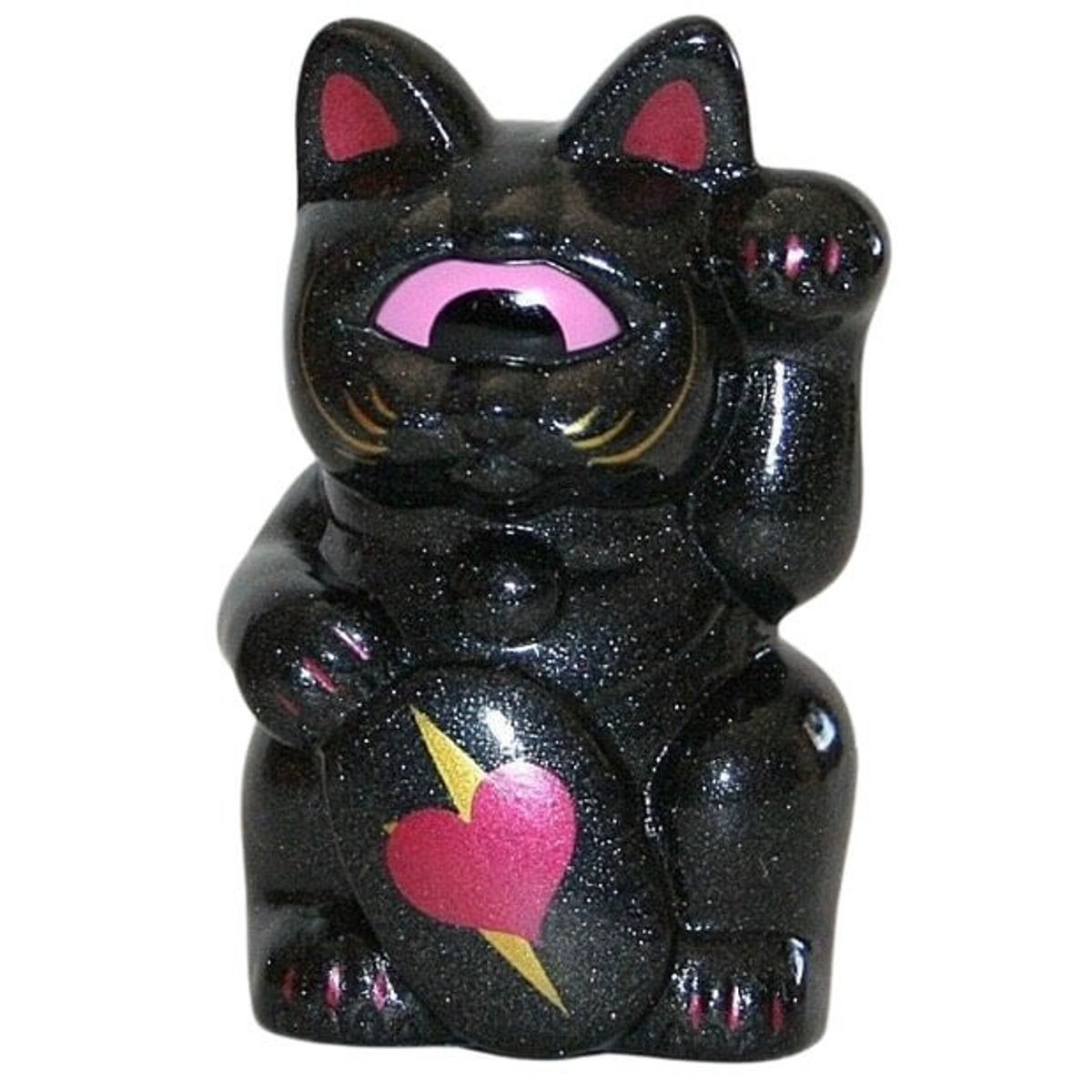 Black Heart Fortune Cat Mini 