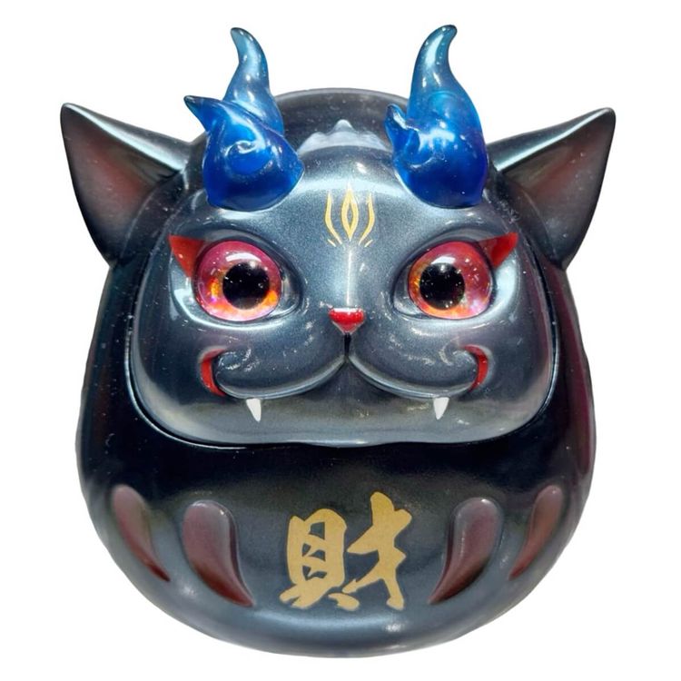 Black HoTarou Daruma  by Yolozuya