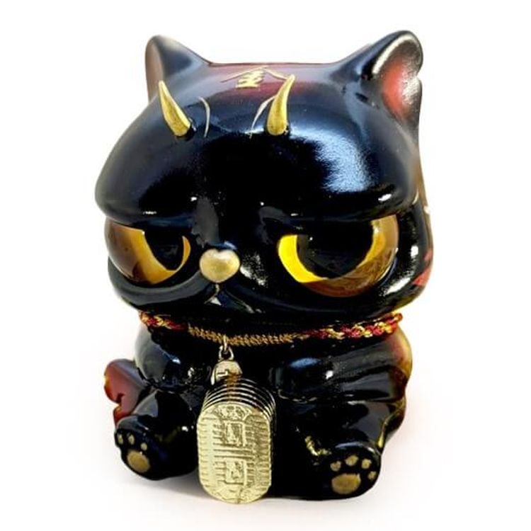 Black Maneki Neko Mia by Shabon Lee